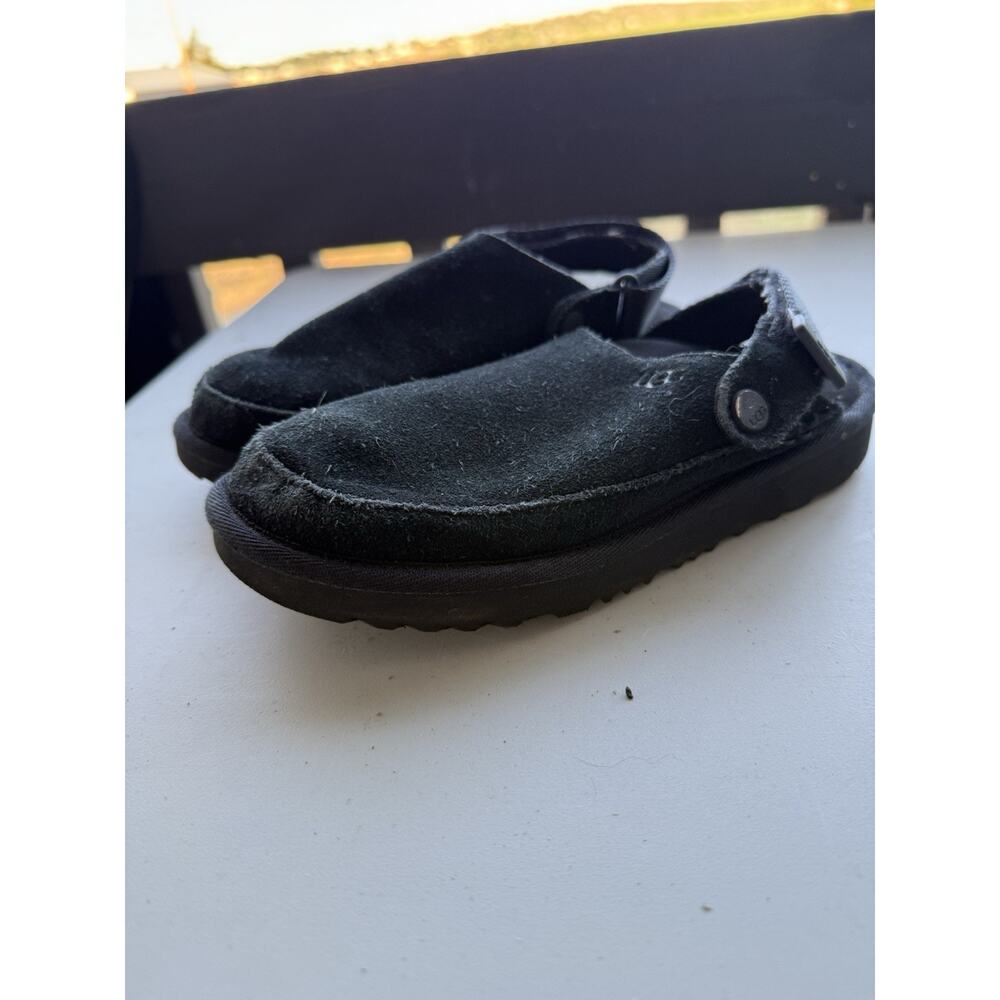 UGG Goldenstar Clog Chestnut Suede Shoes Kids SZ 1
